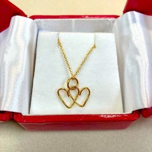 Helen Ficalora Gold Heart Charm Necklace